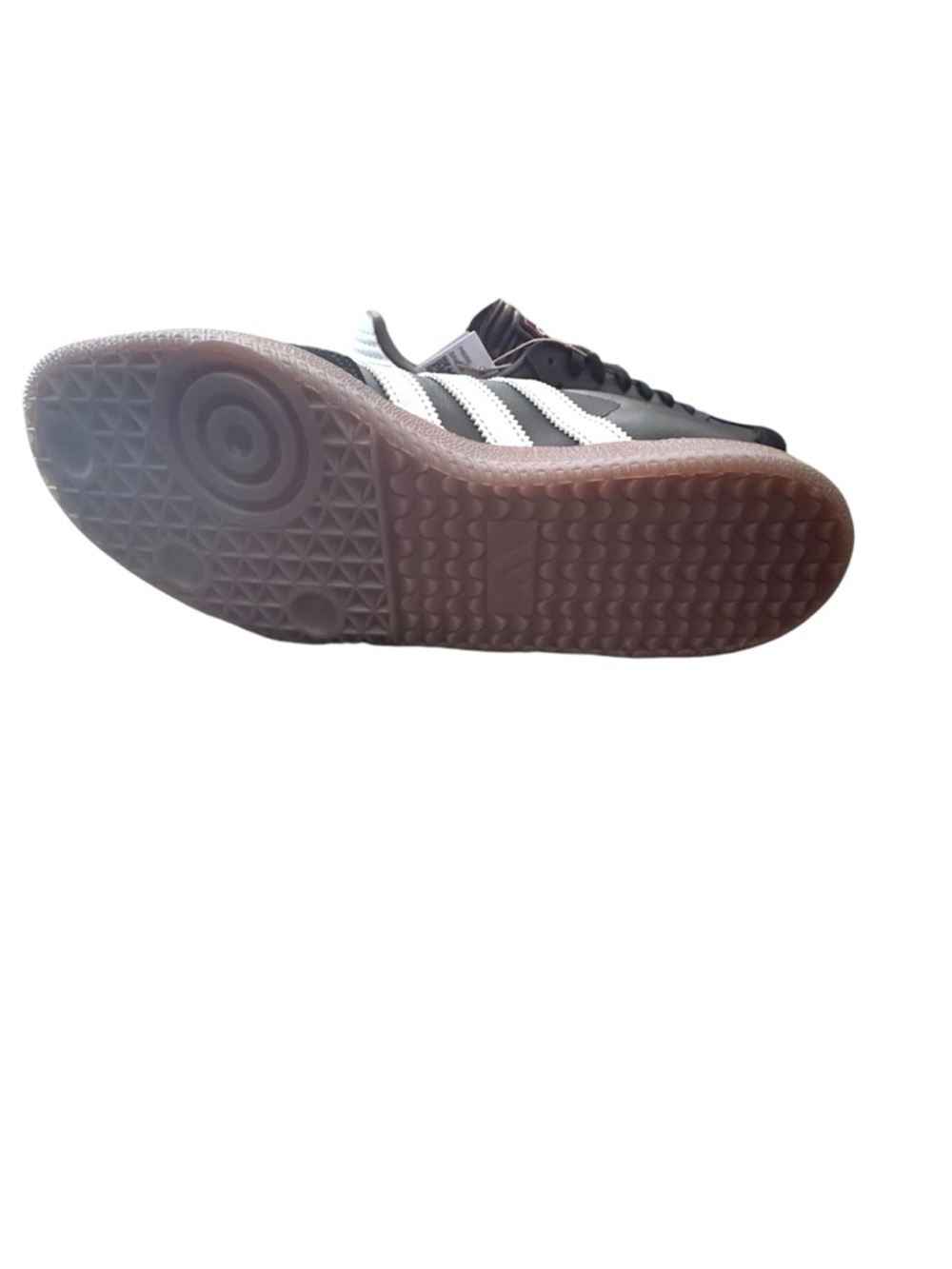 adidas Samba Low-Top Sneakers in Black, White & Gold gum soles, men’s size 9.5 - Picture 4 of 7